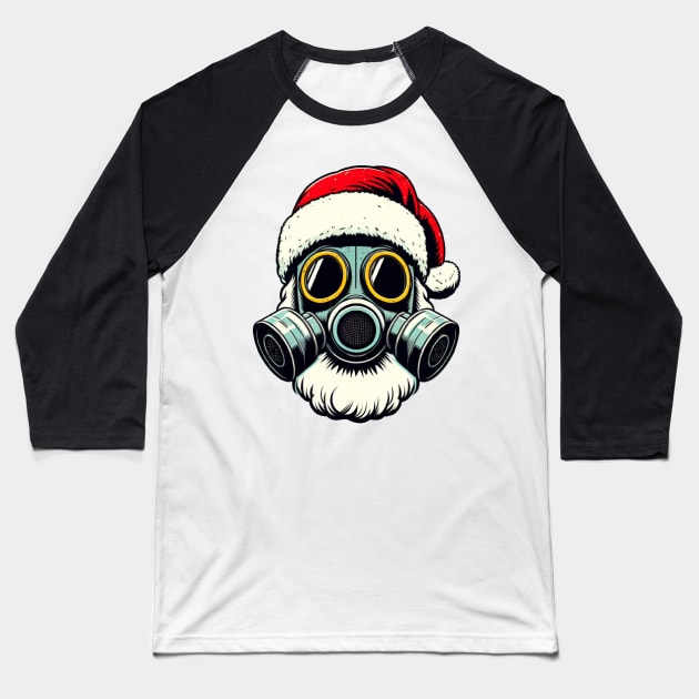 apocalyptic santa Baseball T-Shirt by Anthony88